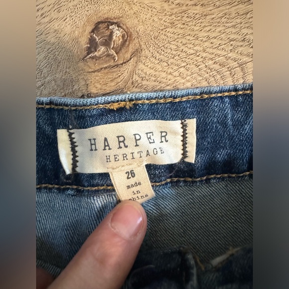 NWT Harper Heritage high rise flare jeans size 26 - Picture 2 of 6